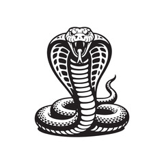 Fototapeta premium silhouette snake vector