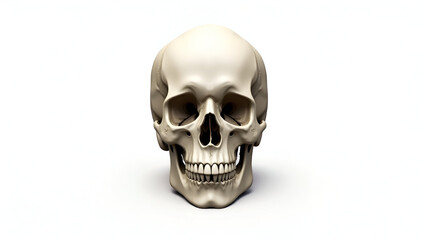 Fototapeta premium Highly Detailed Realistic Illustration of a Human Skull