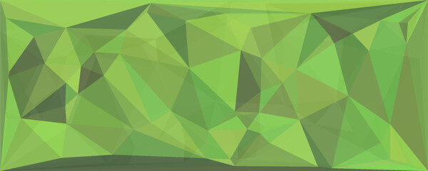 Abstract White and Green wave wide background banner