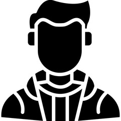 Young Man Icon Vector Element