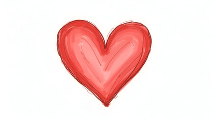 Intricately Detailed Whimsical Hand-Drawn Heart

