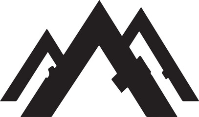 Mountain Silhouette Vector Bundle | Outdoor 