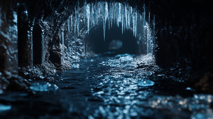 light filtering through dusty staircase in ancient structure creates a mystical atmosphere in a forgotten place