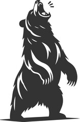 Fototapeta premium Silhouette of a bear