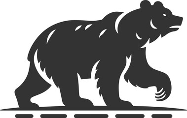 Silhouette of a bear