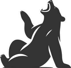 Silhouette of a bear