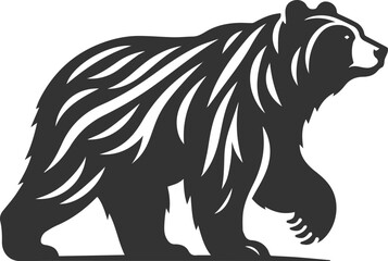 Obraz premium Silhouette of a bear