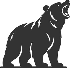 Silhouette of a bear