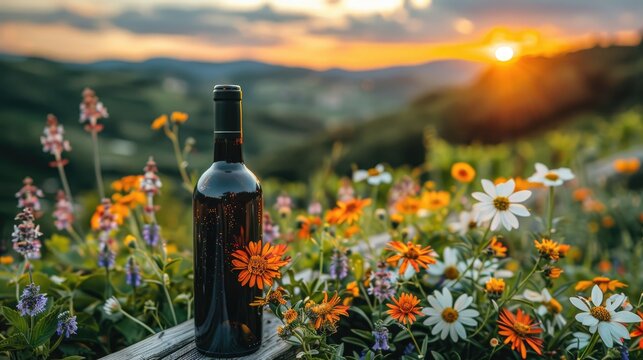 Vineyard Sunset Vineyard Sunset