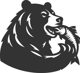 Silhouette of a bear