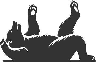 Silhouette of a bear