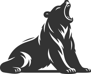 Silhouette of a bear