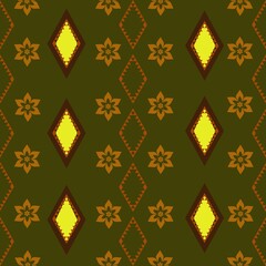 golden seamless pattern