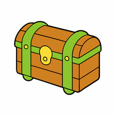 old wooden chest