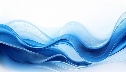 Fototapeta premium abstract blue wave background