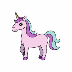 vector illustration of a horse