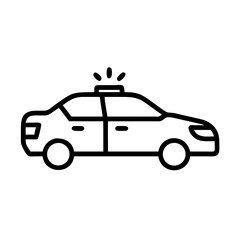 Obraz premium police car