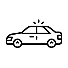 Obraz premium police car