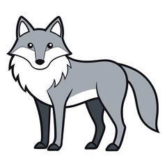 wolf vector illustration