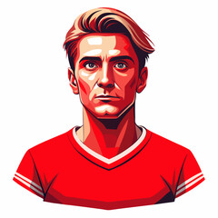 T-shirt mockup. White blank t-shirt front and back views. male clothes wearing clear attractive apparel tshirt models template 