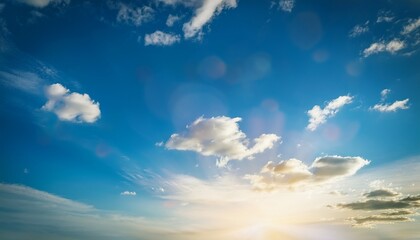 blue sky with clouds
