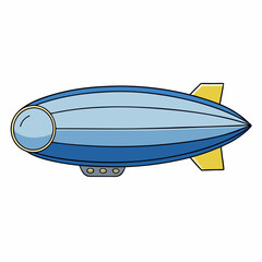 vector illustration of a cartoon airplane