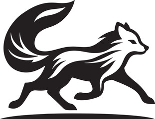 Arctic fox illustration