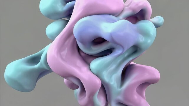 Abstract Pastel Colors Morphing Seamlessly with Soft Motion and Gentle Transitions in Loop for Elegant and Ambient Background Use