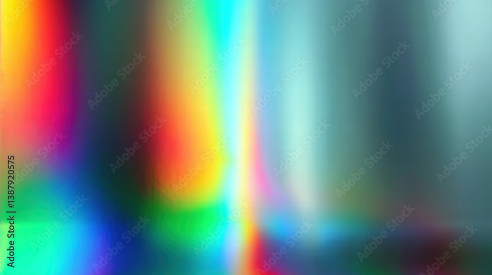Poster vibrant colors blend seamlessly in mesmerizing abstract pattern, creating dynamic visual experience