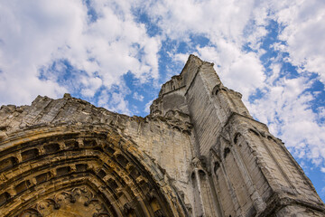 Ruines de l' Abbaye Saint-Bertin de Saint-Omer en France