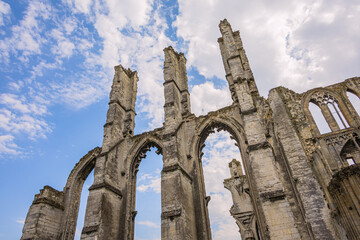 Ruines de l' Abbaye Saint-Bertin de Saint-Omer en France