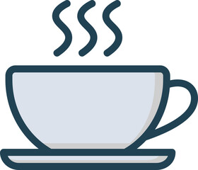 Coffee Filled Line Icon