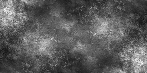 Dark black stone concrete grunge panorama, High definition old paper vintage texture background, Cement wall background, Concrete floor.	