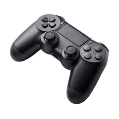 Modern Black Video Game Controller – Ergonomic Gaming Accessory for Console & PC