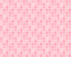seamless pattern: light pink rounded tiles background