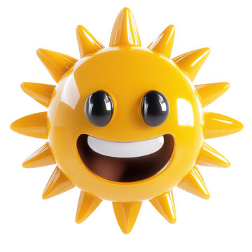 recommend clip art: Happy smiling sun cartoon character with a cute sunny face and bright yellow rays
