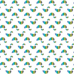 Diffusion Of Triangles Seamless Vector Pattern Design