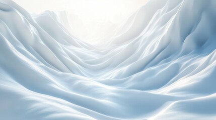 Fototapeta premium Abstract fluid white