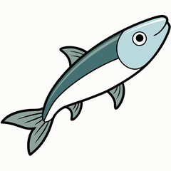 Obraz premium fish, sea, vector, illustration, animal, water, fishing, ocean, nature, cartoon, underwater, seafood, food, tuna, shark, art, icon, marine, wildlife, symbol, design, life, aquatic, river, pike