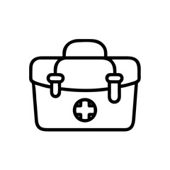 Icon of a doctorchest / first aid kit