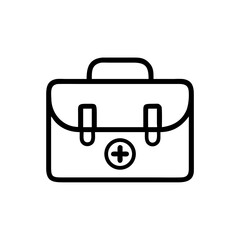 Icon of a doctorchest / first aid kit