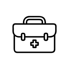 Icon of a doctorchest / first aid kit