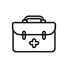 Icon of a doctorchest / first aid kit