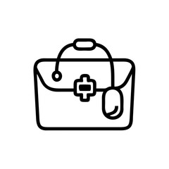 Icon of a doctorchest / first aid kit