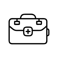 Icon of a doctorchest / first aid kit