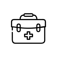Icon of a doctorchest / first aid kit