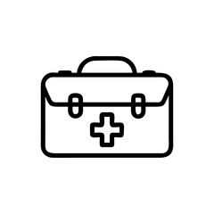 Icon of a doctorchest / first aid kit