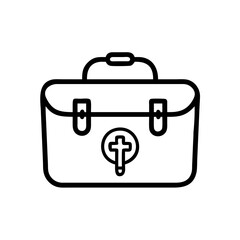 Icon of a doctorchest / first aid kit