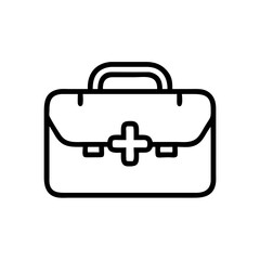 Icon of a doctorchest / first aid kit