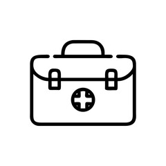 Icon of a doctorchest / first aid kit